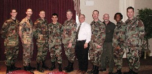 At the February meeting, new officers are installed.
